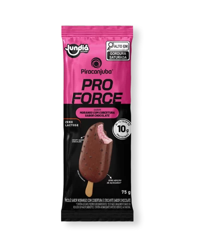 Picolé Proteico Sabor Morango