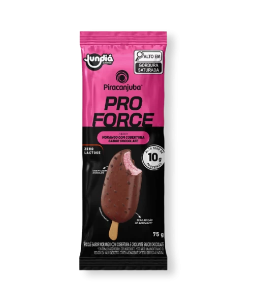 Picolé Proteico Sabor Morango